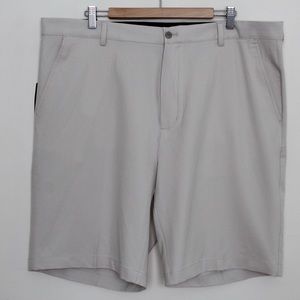 Greg Norman Performance Stretch Sand Stone Shorts